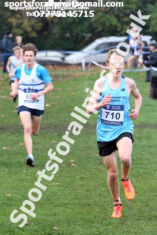 Mens under-17 British Athletics Liverpool Cross Challenge, Sefton Park, Liverpool. Photo:  David T. Hewitson/Sports for All Pics
